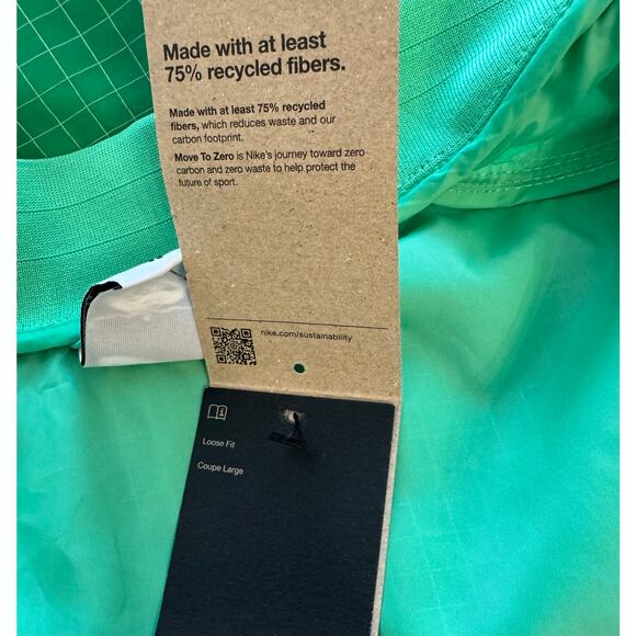 New ~ NIKE SPORTSWEAR ~ Essentials Woven Varsity Bomber Jacket Size L - Picture 9 of 11